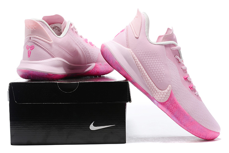New Men Nike Mamba Focus EP Pink Basketball Shoes